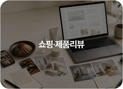 쇼핑 및 제품리뷰 광고기획 사례